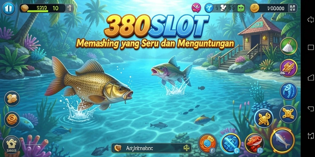 Menampilkan gameplay seru dalam menangkap berbagai jenis ikan di 380SLOT.