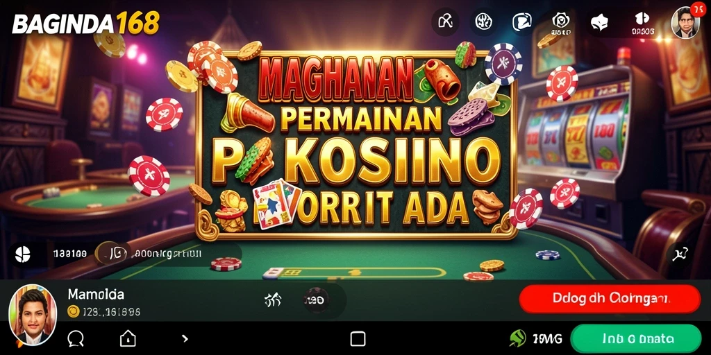Tampilan gameplay BAGINDA168 yang mendebarkan dan penuh warna.