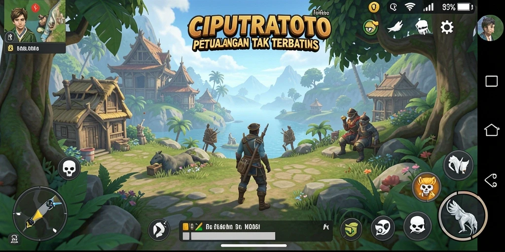 Screenshot gameplay <strong>CIPUTRATOTO</strong> menampilkan dunia terbuka yang memukau.