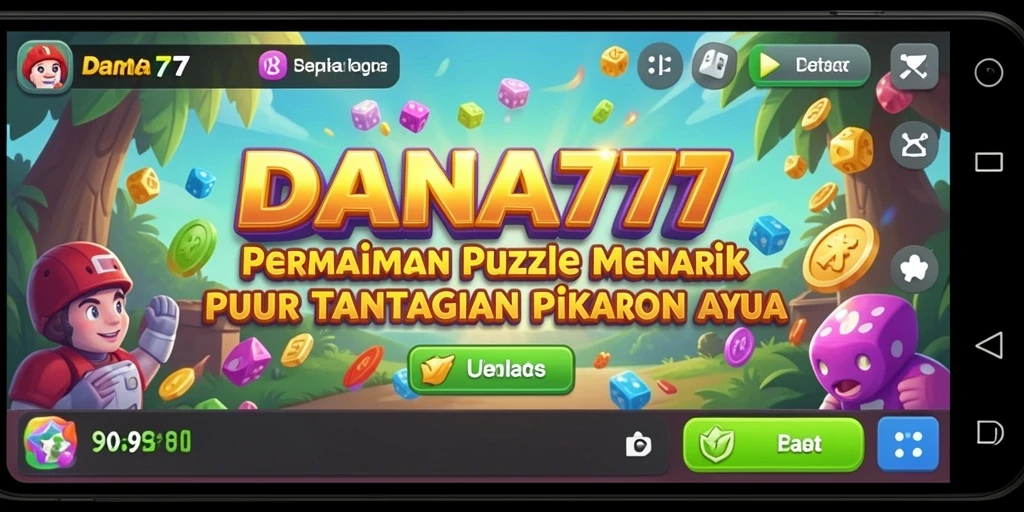Screenshot gameplay DANA777 menunjukkan tantangan puzzle yang menarik.