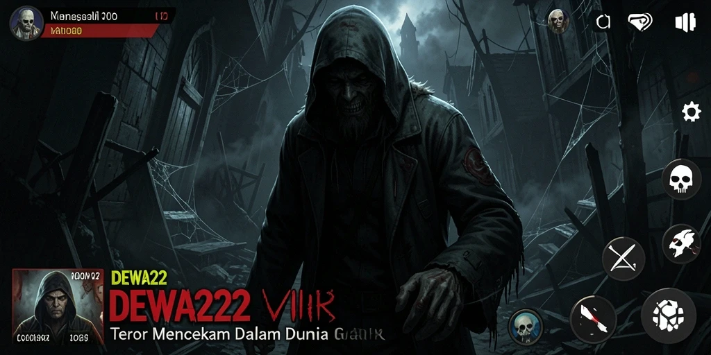 Gameplay menyeramkan di DEWA22 yang menciptakan rasa teror mendalam.