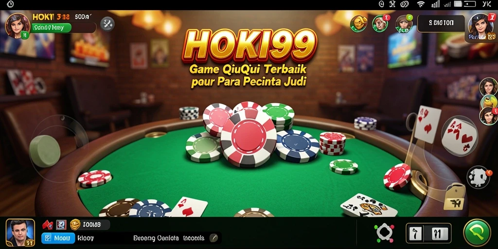 Screenshot gameplay HOKI99 dengan suasana QiuQiu yang seru.