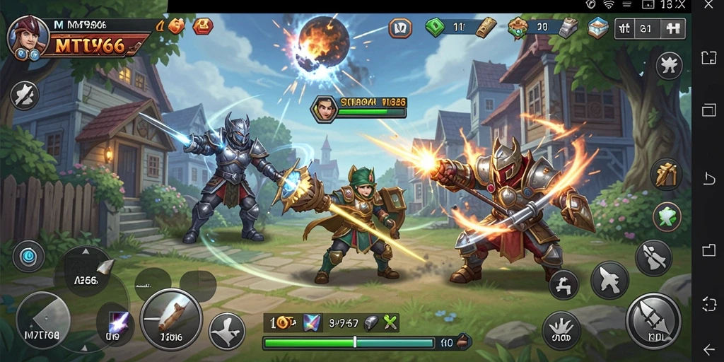 Tampilan gameplay menarik dari MT966 yang penuh strategi.