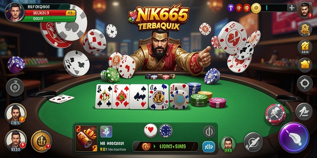 Tampilan gameplay QiuQiu yang menarik dan interaktif.