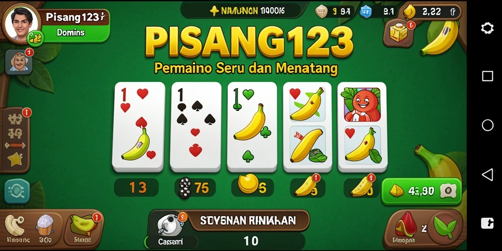 Gameplay menarik dari PISANG123, nikmati keseruan domino.