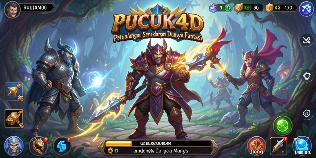 Screenshot gameplay PUCUK4D menampilkan aksi seru di dunia petualangan.