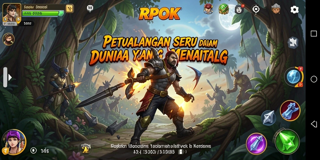 Tangkapan layar RPOK menampilkan aksi seru dalam petualangan yang mendebarkan.