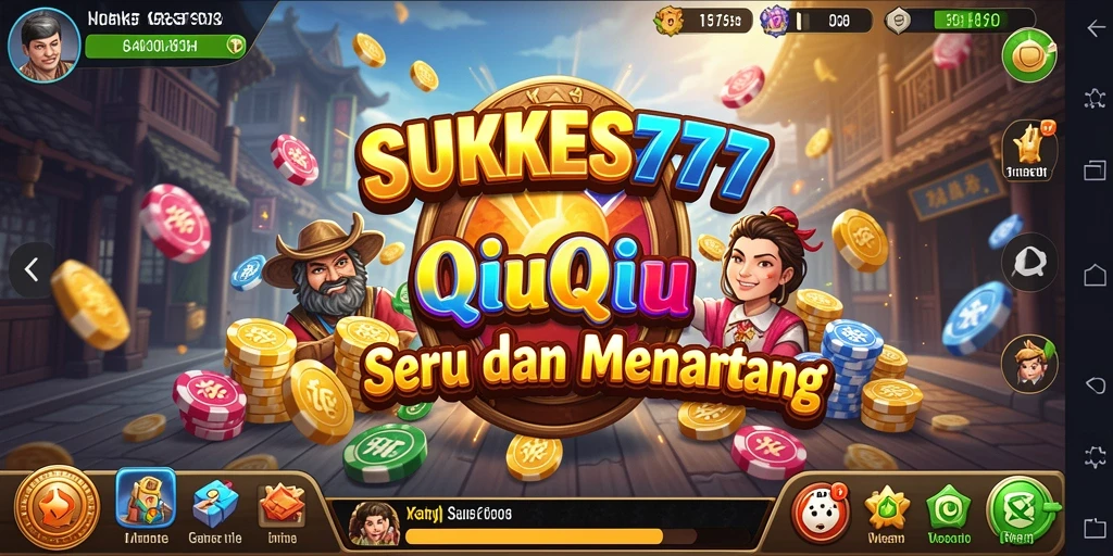 Gameplay QiuQiu yang dinamis di SUKSES777.